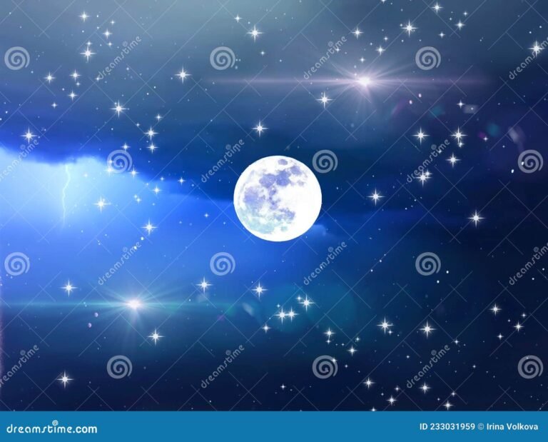 Qué Significa Mi Sueño Descubre el Significado de Tus Sueños Aquí 4 noche estrellada con una luna brillante