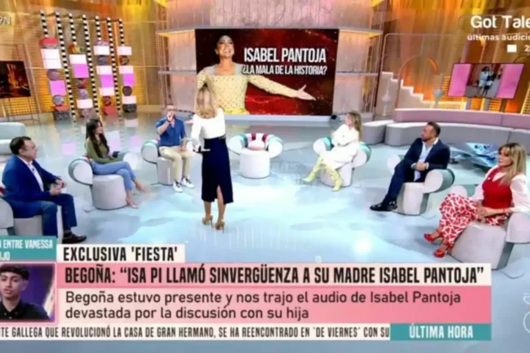 personas discutiendo en un programa de television